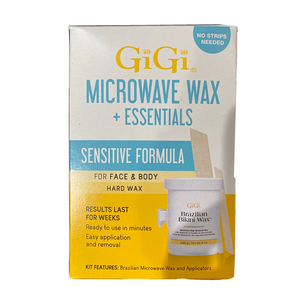 Gigi Brazilian Microwave Hair Removal Wax with Applicators, 1 Ea